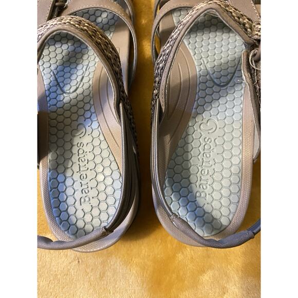 Baretraps Rebound “Dalton” Sandals Microbial Hook & Loop Blue/Gray W Size 10M - Picture 6 of 14